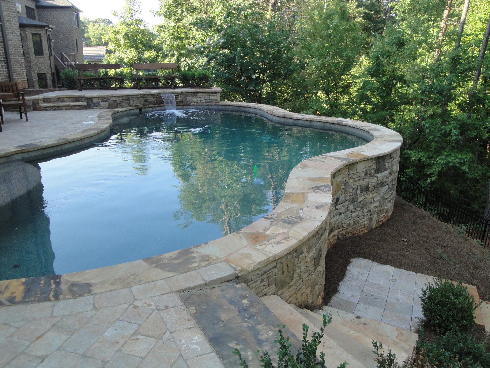 Custom pool and outdoor living space